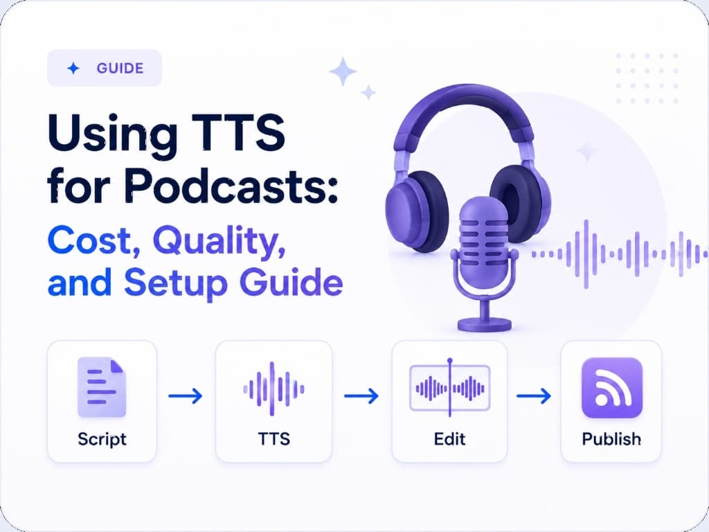 Using TTS for Podcasts: Cost, Quality, and Setup Guide